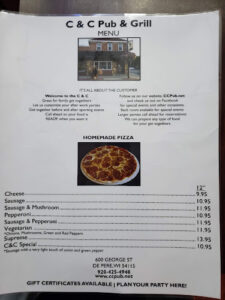 C&C Pub and Grill - De Pere