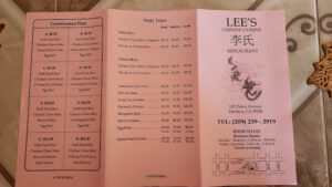 Lee's Chinese Restaurant - Manteca