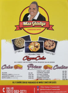 Miss Gladys Cheesecake - Clarksville