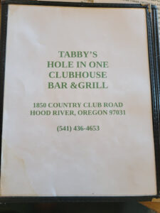 Tabby's Hole In One Clubhouse - Hood River